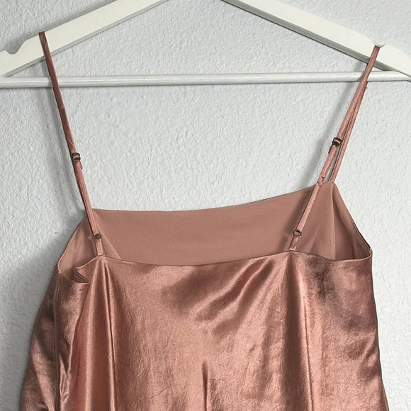 Banana Republic Heritage Collection Side Ruffle Slip Dress Womens Size XS NWT - Picture 7 of 11